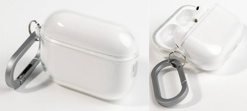 Колаж з прозорих чохлів для AirPods Pro 3