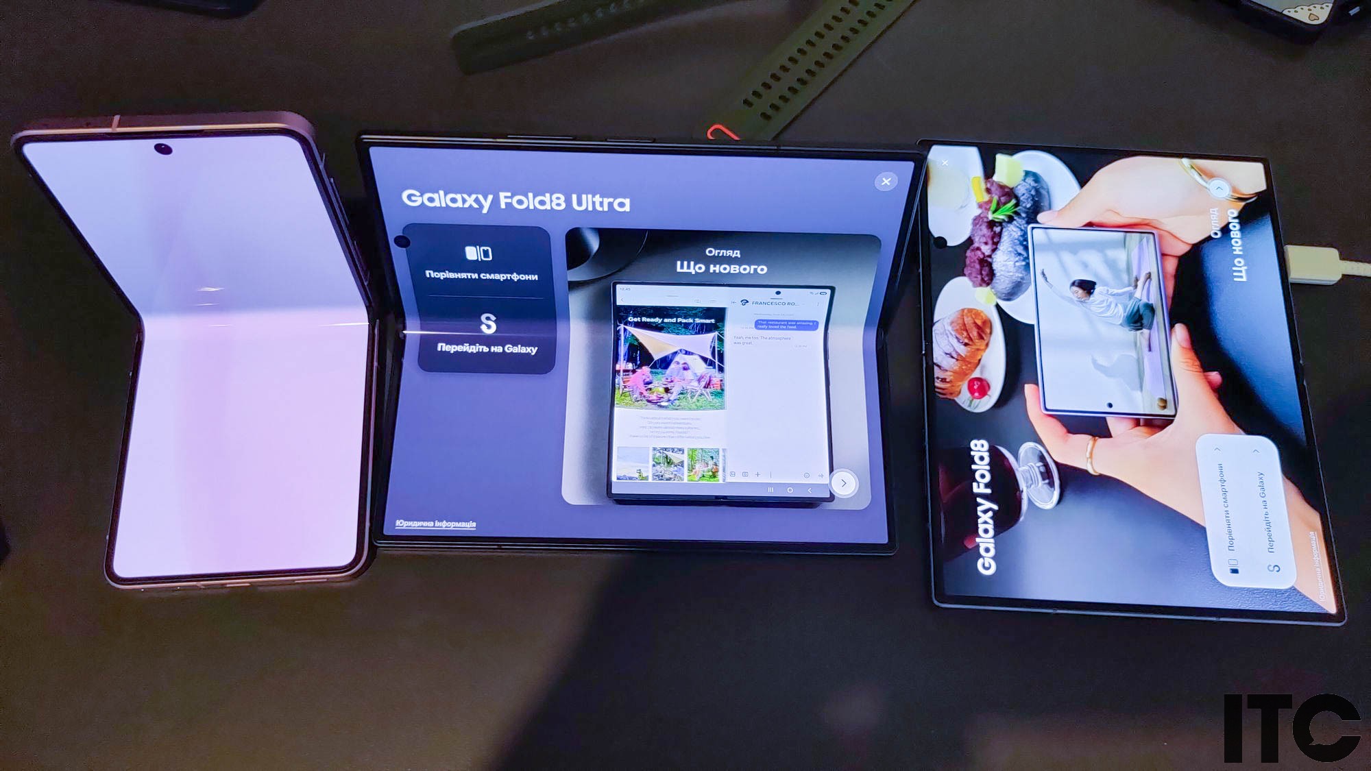 Перші враження про Samsung Galaxy Fold 8 Ultra, Fold 8 та Flip 8: три різні погляди на складаний смартфон