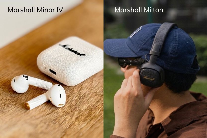 Бездротові навушники Marshall Minor IV та накладні навушники Marshall Milton A.N.C.