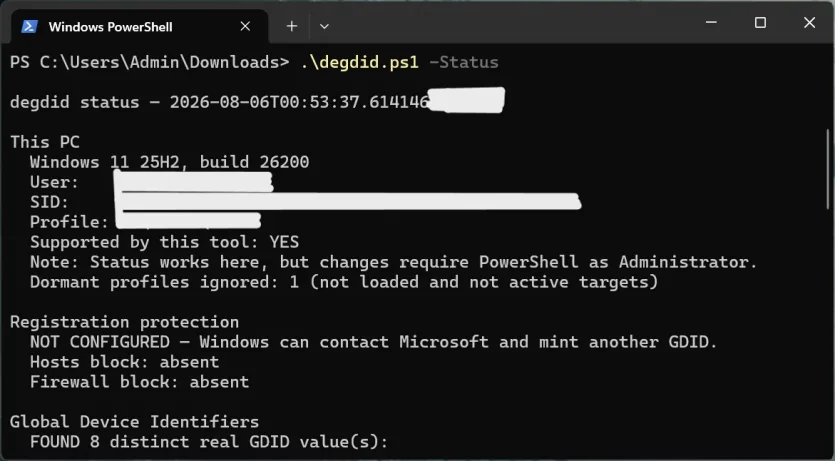 VPN-сервіс створив скрипт для видалення інструменту стеження GDID у Windows 11